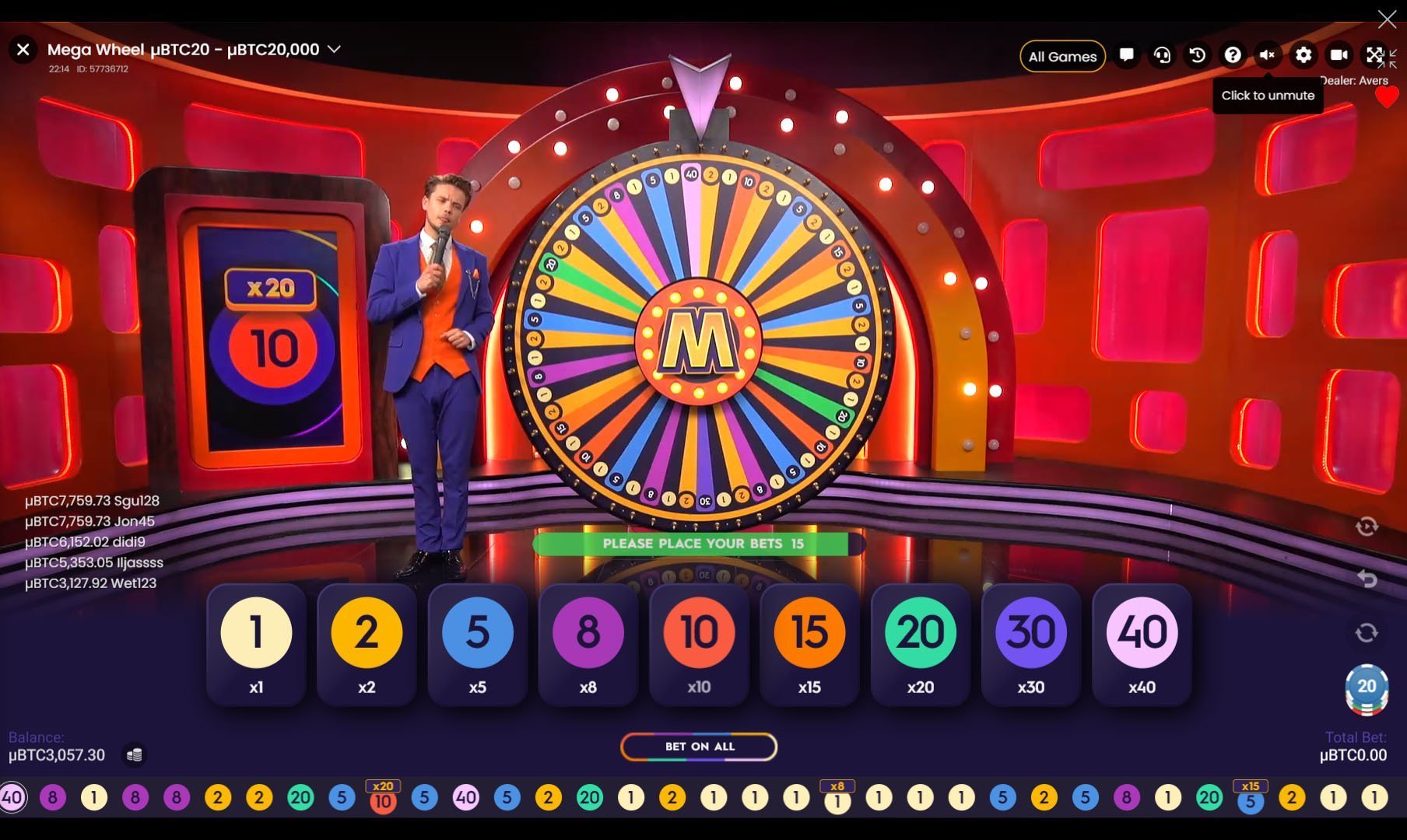 Mega wheel game Lotto247