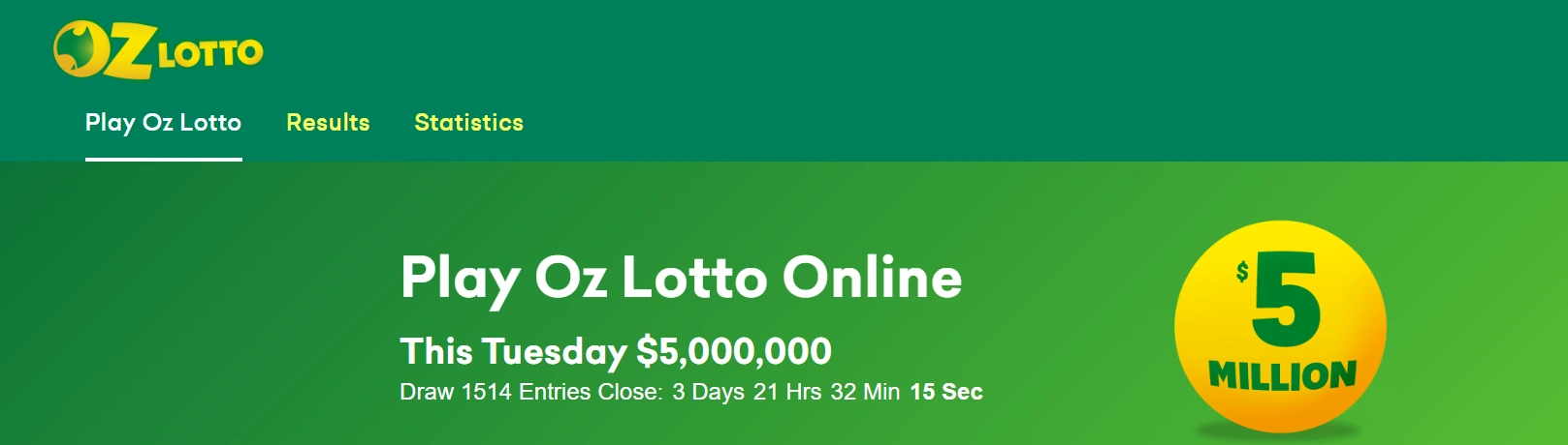 Oz lotto game Lotto247